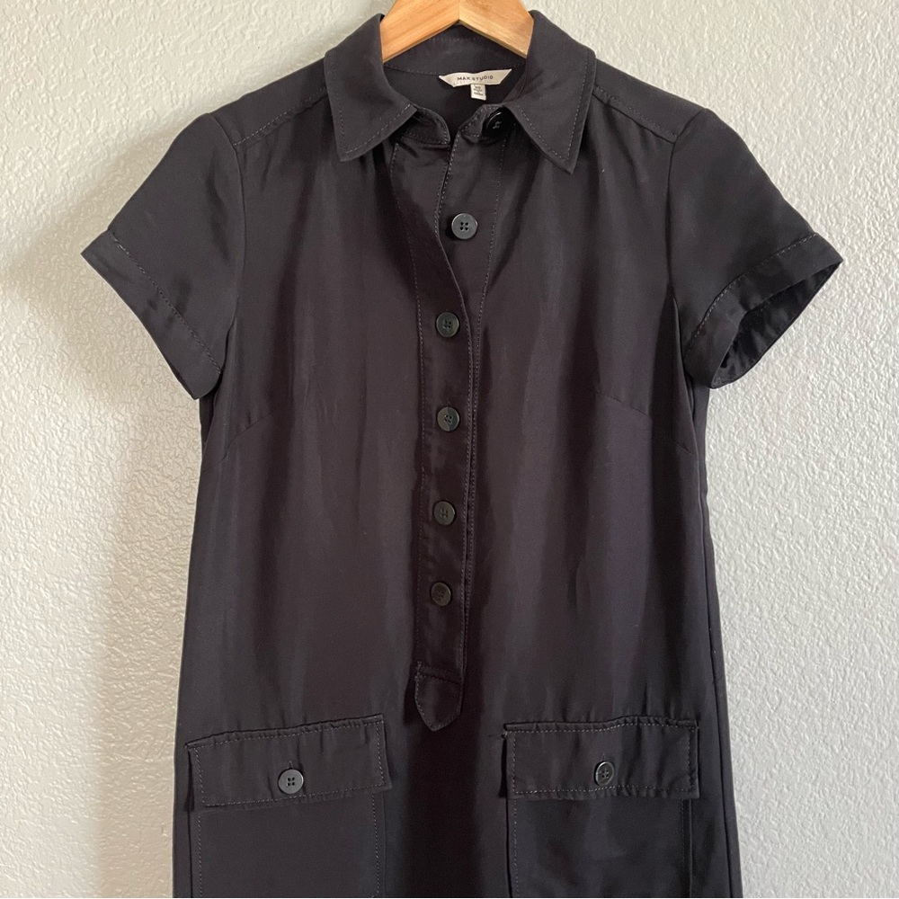 Max Studio Collared Mini Dress